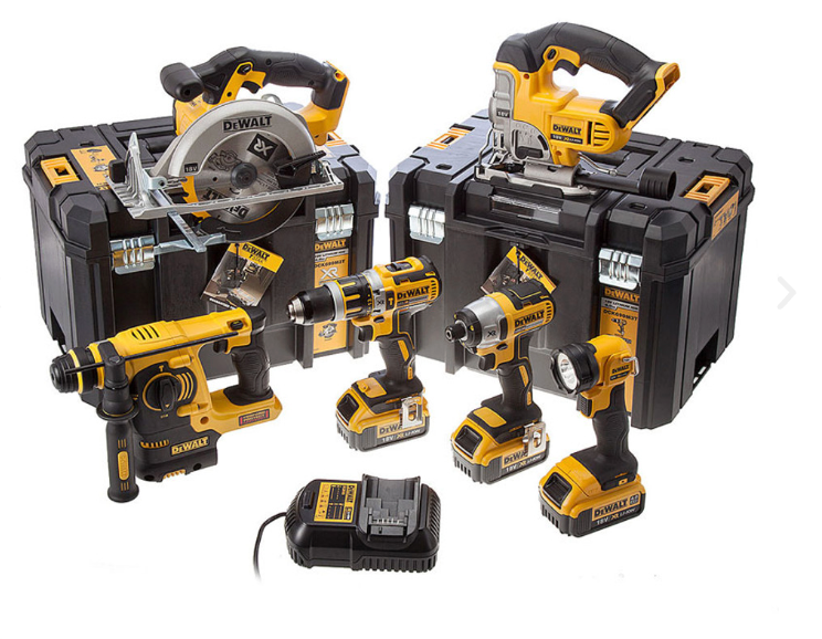 TDKIT6x3 XR 18V 6 Piece Kit with 3x 5.0Ah Batteries